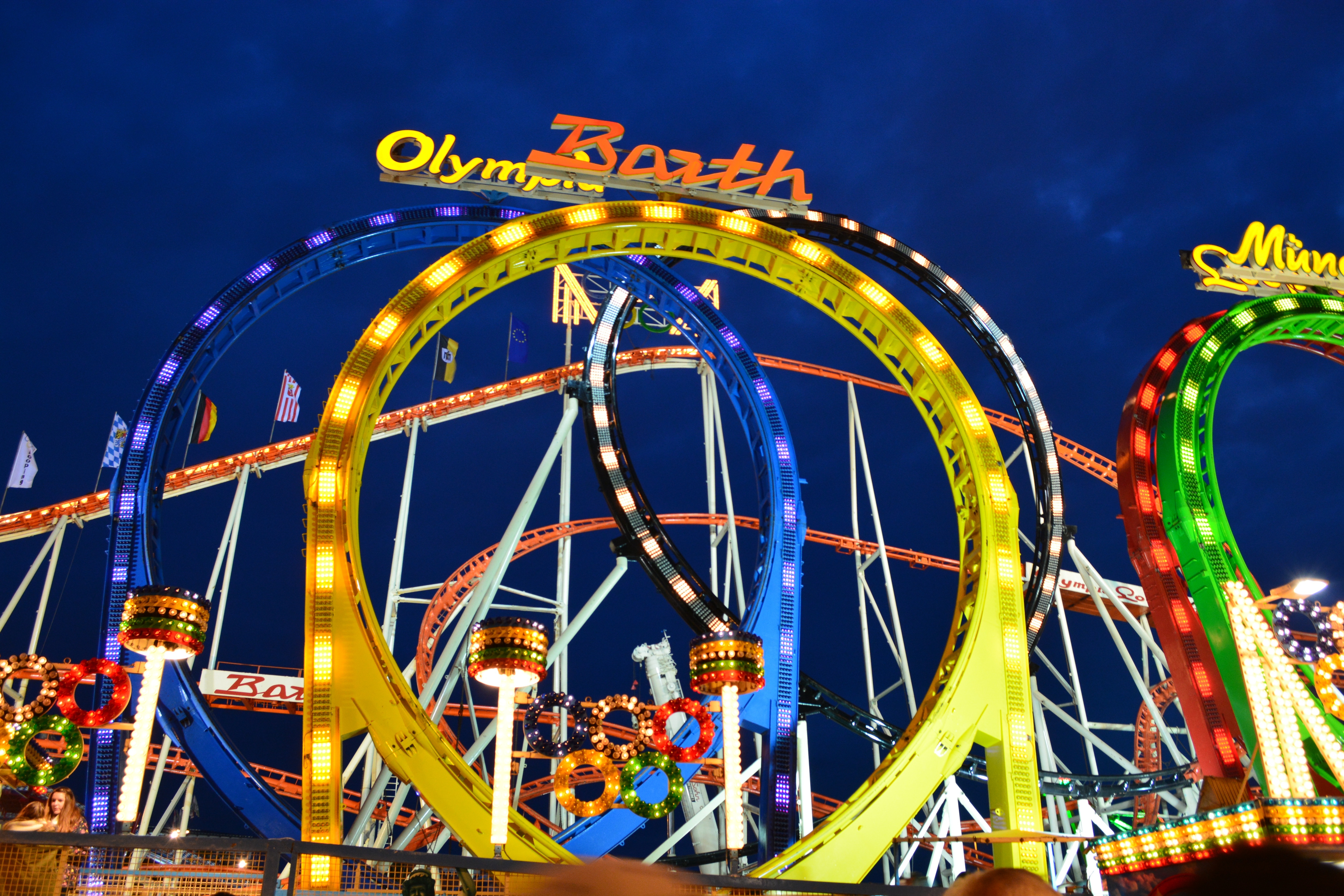 Kramer Market, Abendstimmung, ferris wheel, amusement park