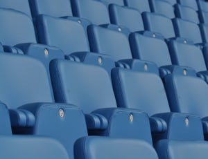 blue plastic audience chairs thumbnail