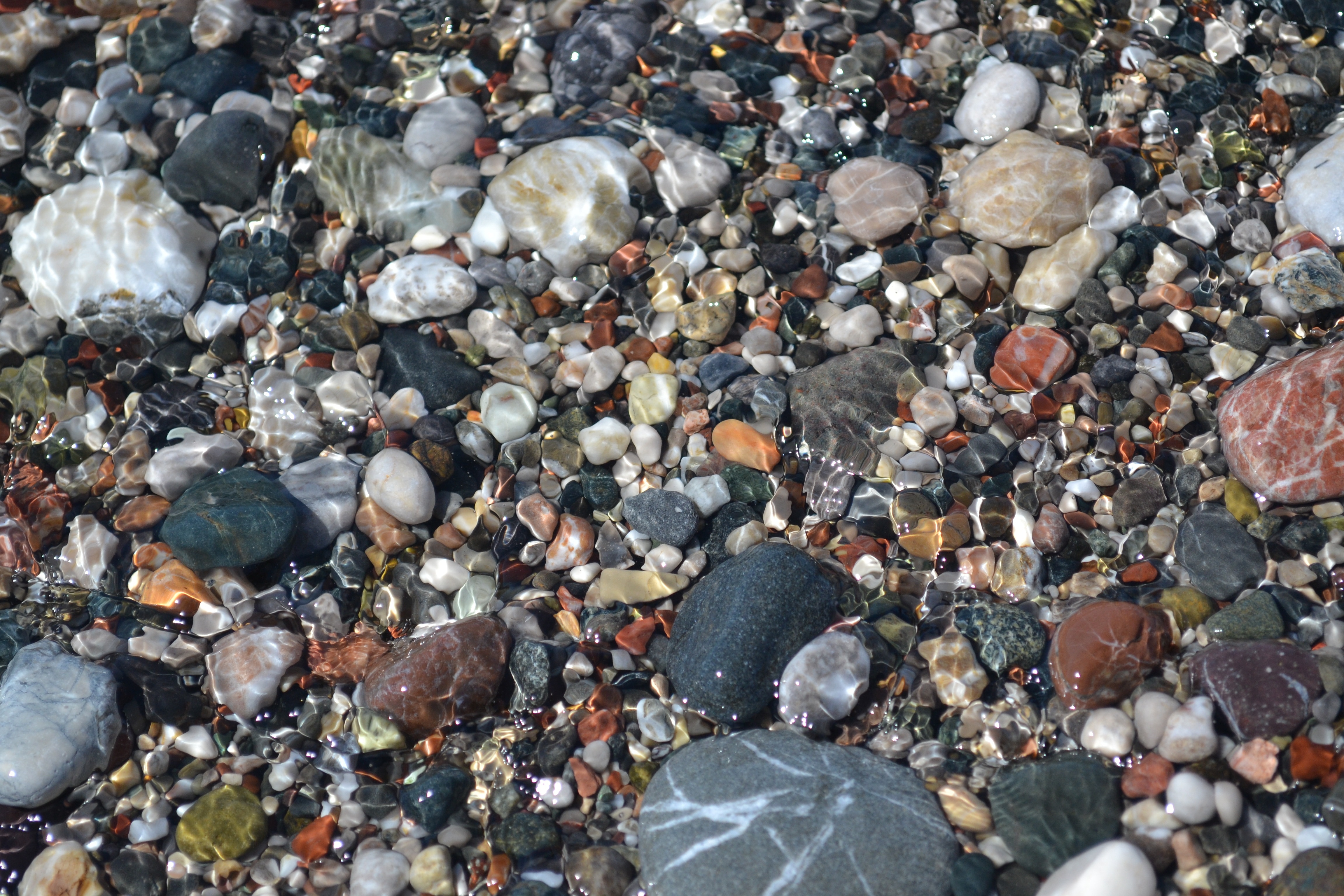 Surface, Aquatic, Sea, Water, Stone, rock - object, full frame