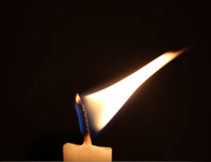 white lighted candle thumbnail