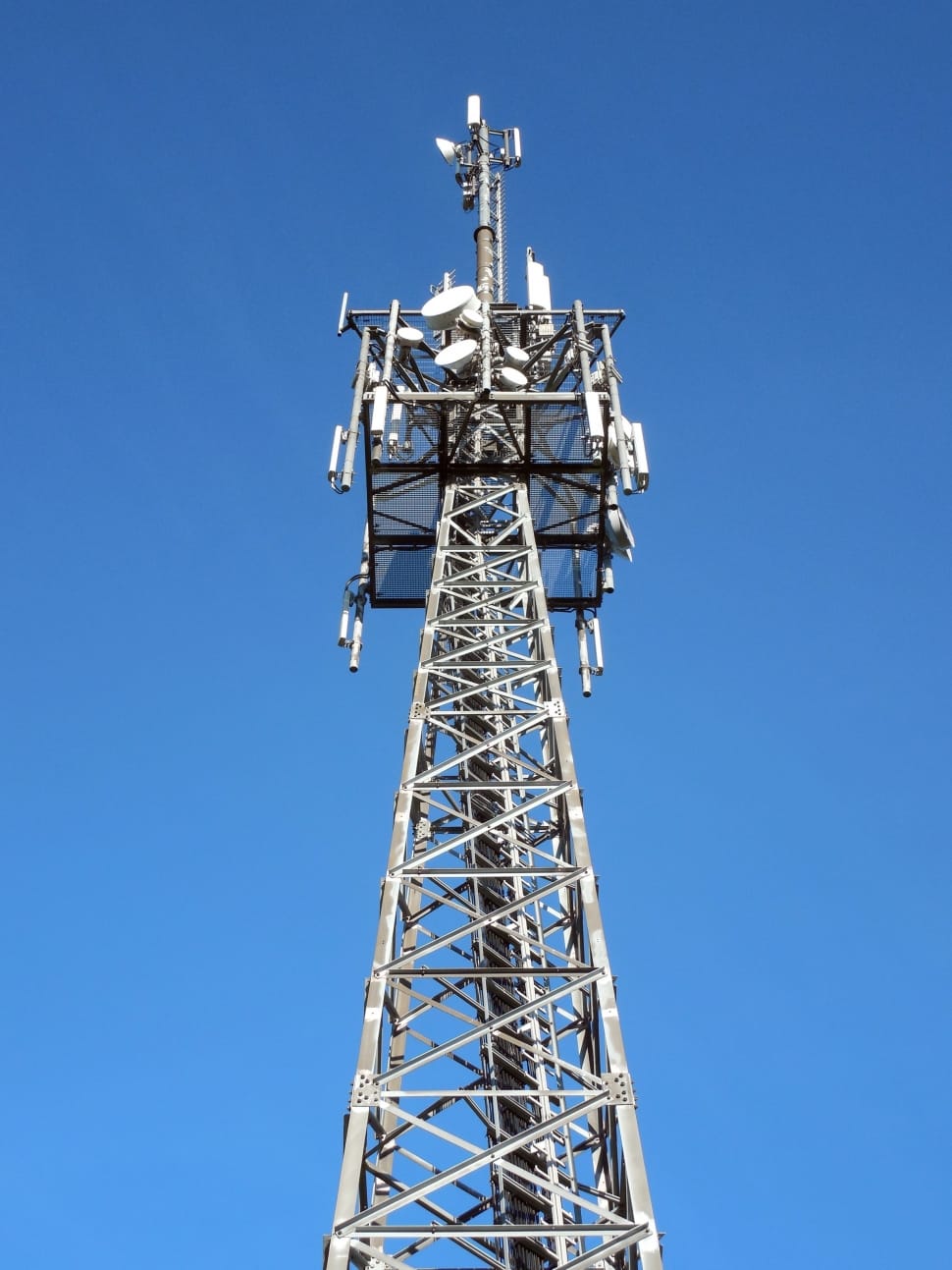 grey metal communication tower preview