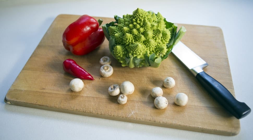 Red Pepper, Romanesca Cauliflower, vegetable, food and drink preview