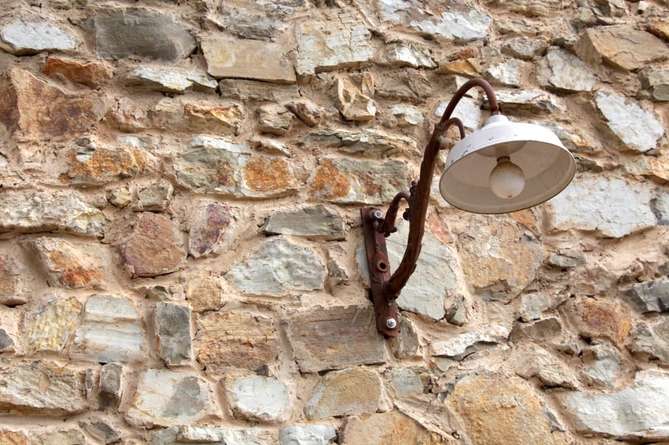 brown steel sconce preview