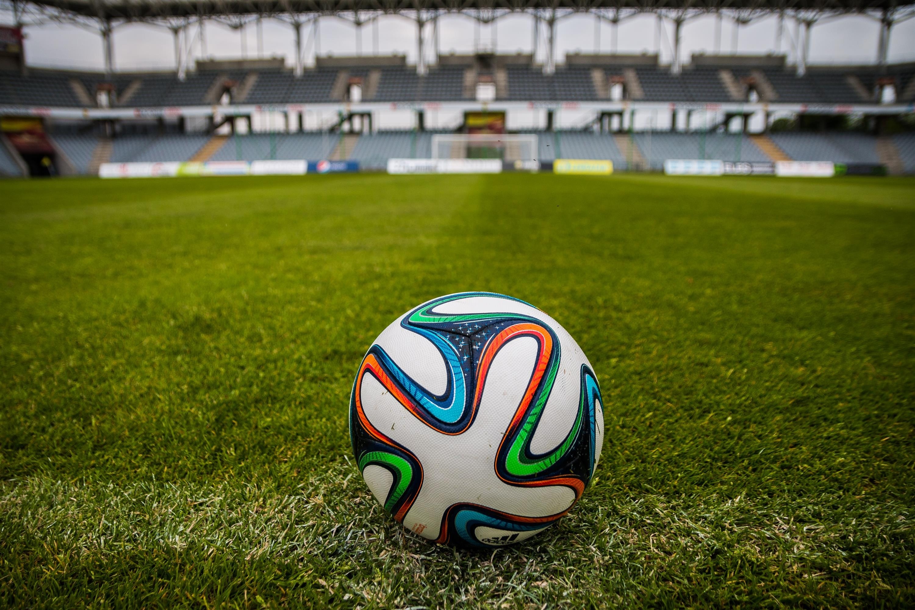 The Pitch, Stadion, The Ball, Football, grass, sport