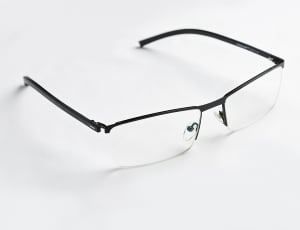 black framed eyeglasses thumbnail