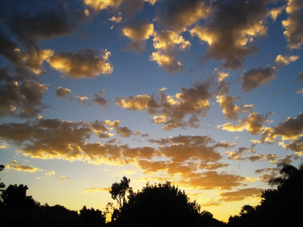 brown clouds on sky preview