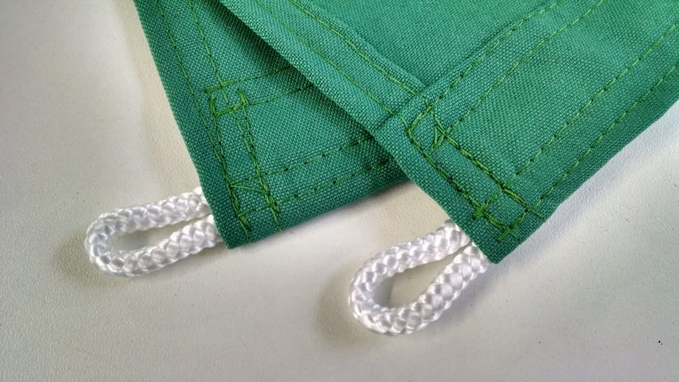 Detail, Stuff, Finish, Flag, Sewing, green color, indoors preview