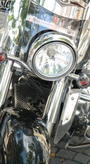 Front Light, Light, Motorcycle, no people, close-up thumbnail