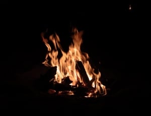 Campfire, Embers, Fire, Flame, flame, burning thumbnail