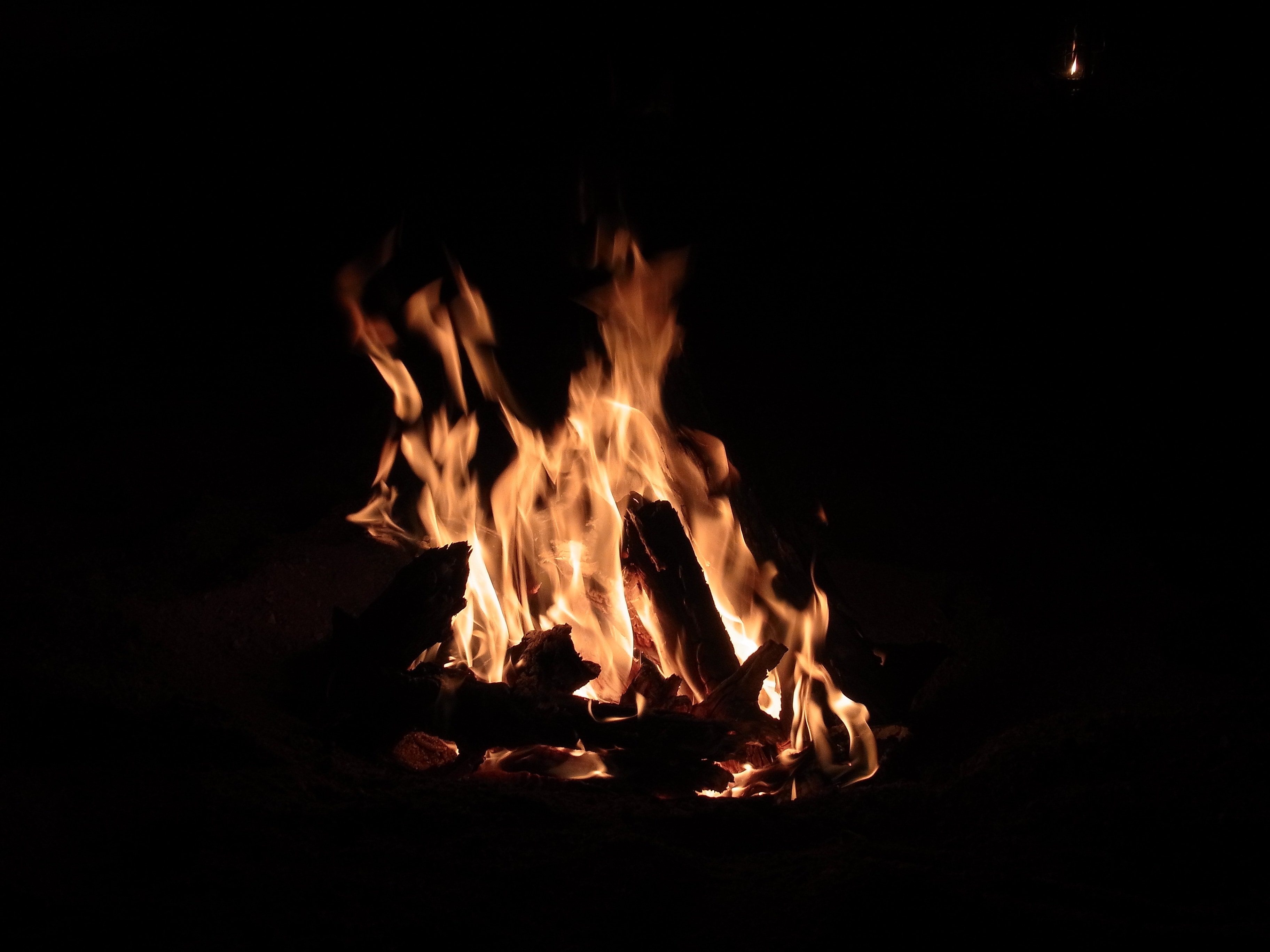 Campfire, Embers, Fire, Flame, flame, burning