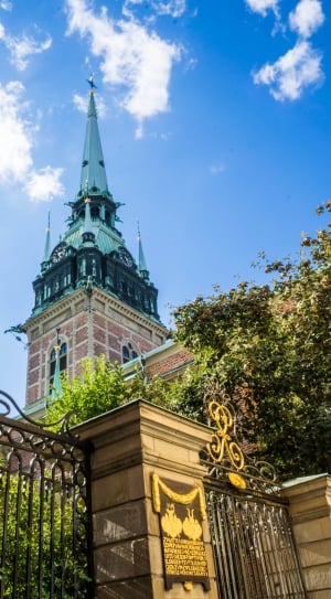 Sweden, Stockholm, Church Tower, history, sky thumbnail