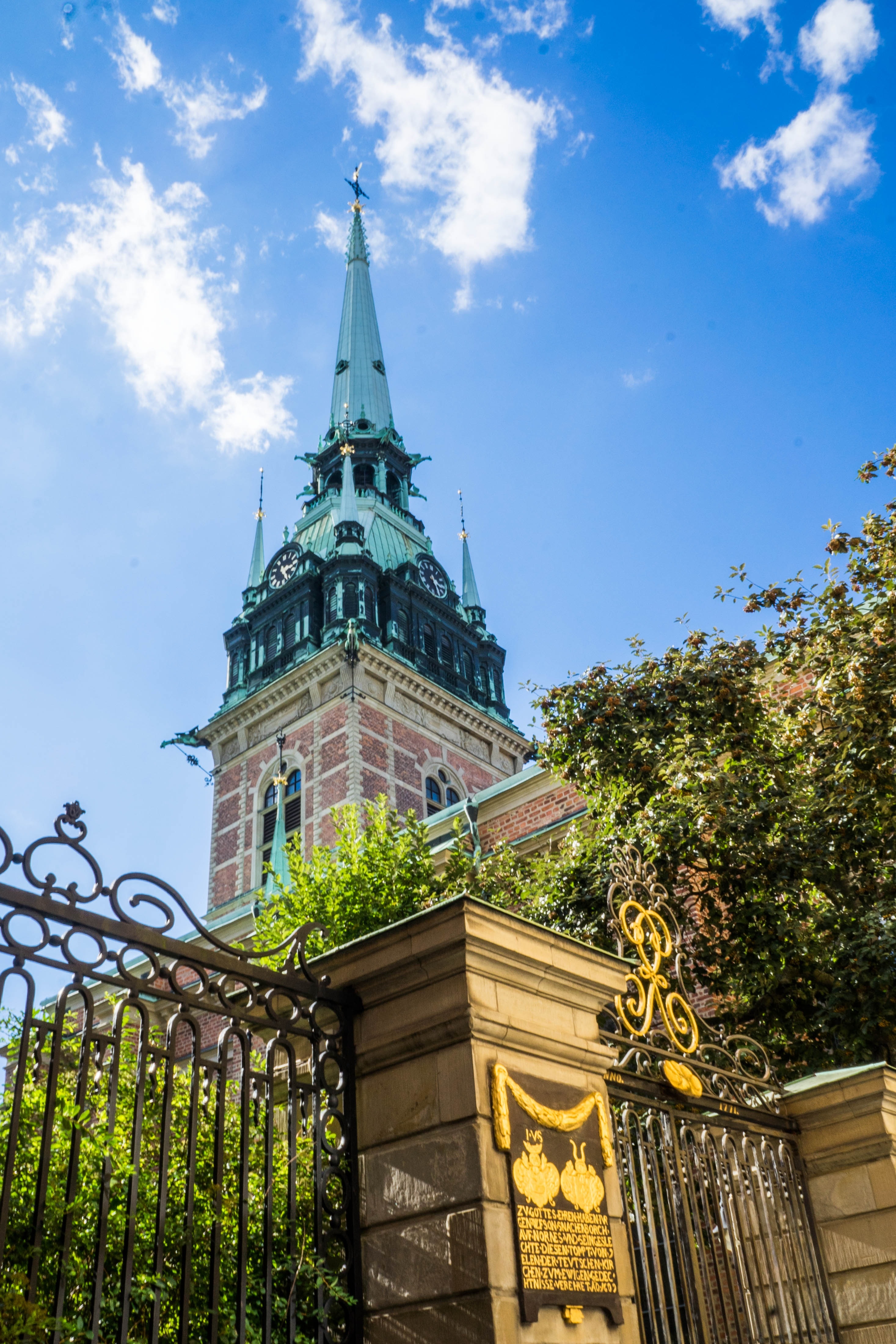 Sweden, Stockholm, Church Tower, history, sky