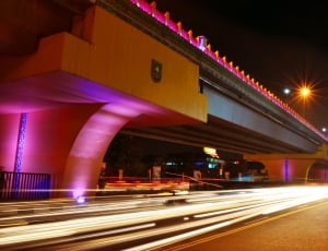 Bridge, Light, Flyover, Architecture, night, long exposure thumbnail