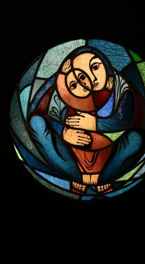 mother and child glassed decor thumbnail