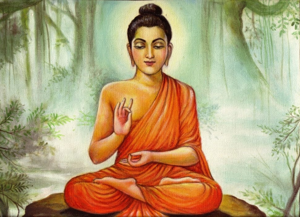 Buddha doing meditation preview