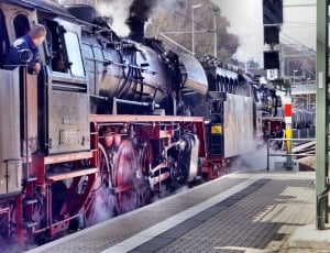 Train, Locomotive, Steam Locomotive, industry, transportation thumbnail