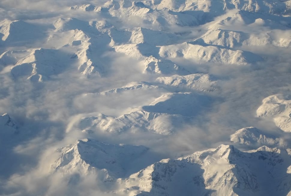 Areil  photo of snowy mountains preview