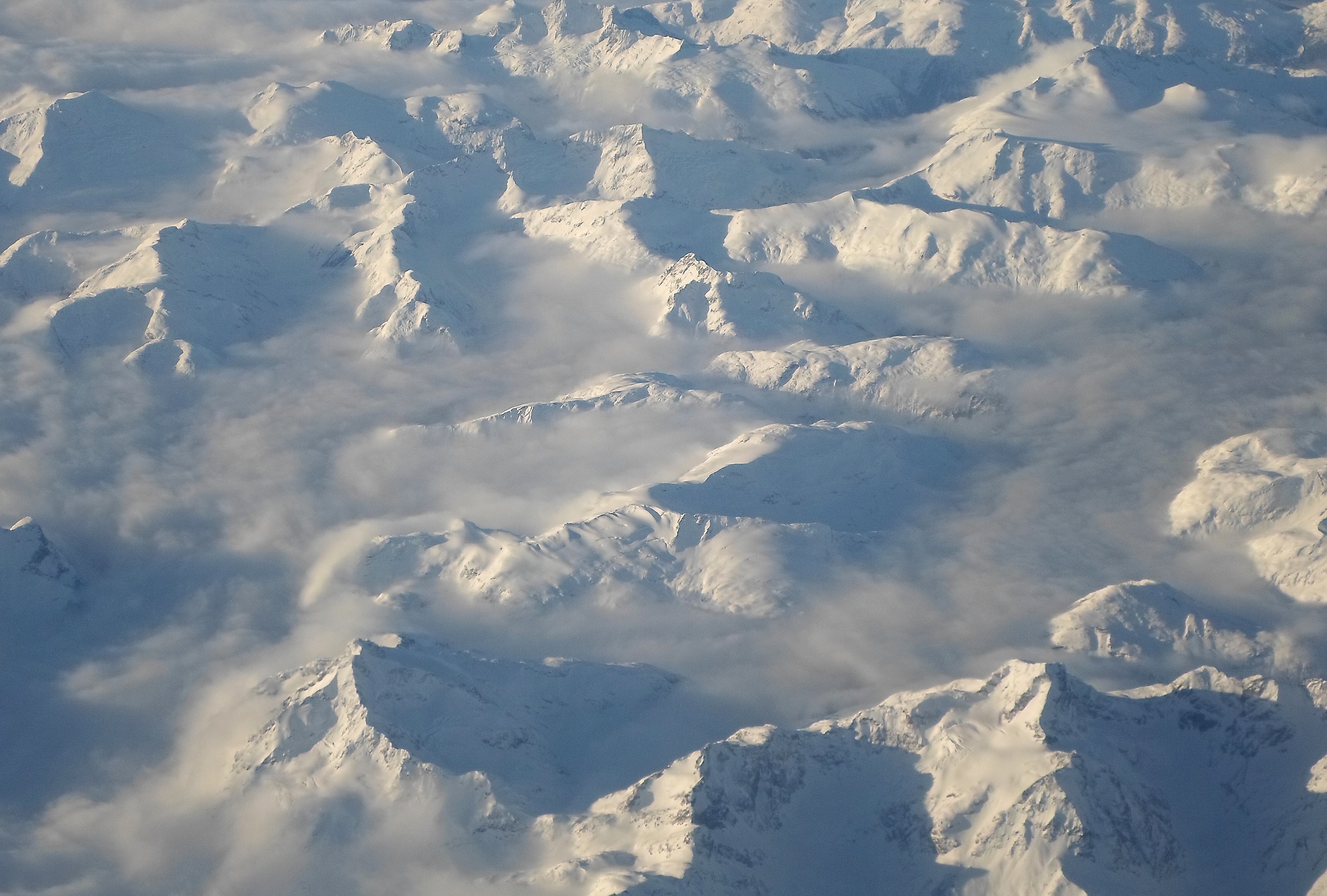 Areil  photo of snowy mountains