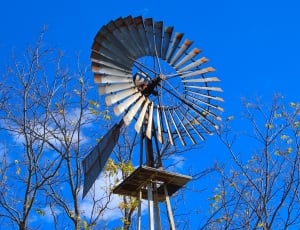 Farm, Windmill, Turbine, Wind, Rural, blue, ferris wheel thumbnail