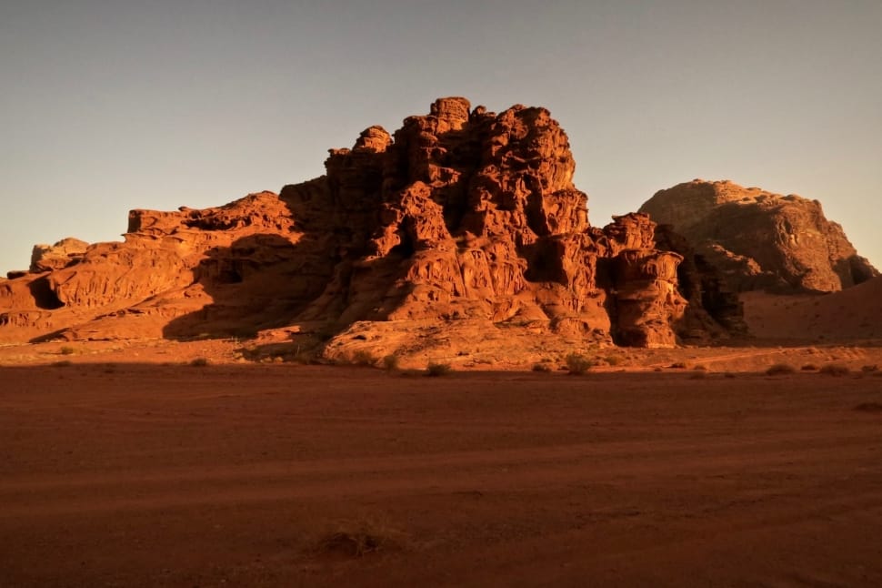 desert, landscape, sunny, highland, rock formation, rock - object preview