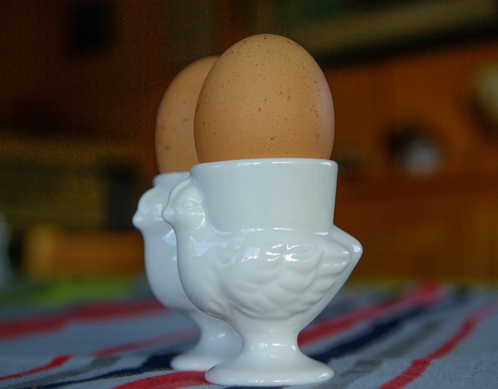 Eggs, Boiled Eggs, Hen, Egg Cups, indoors, food and drink preview