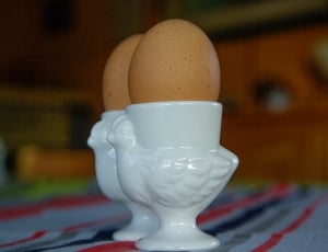 Eggs, Boiled Eggs, Hen, Egg Cups, indoors, food and drink thumbnail
