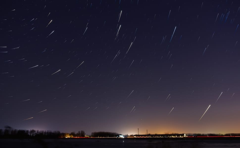 long exposure photography of stars preview