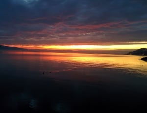 sunset ocean shoreline thumbnail