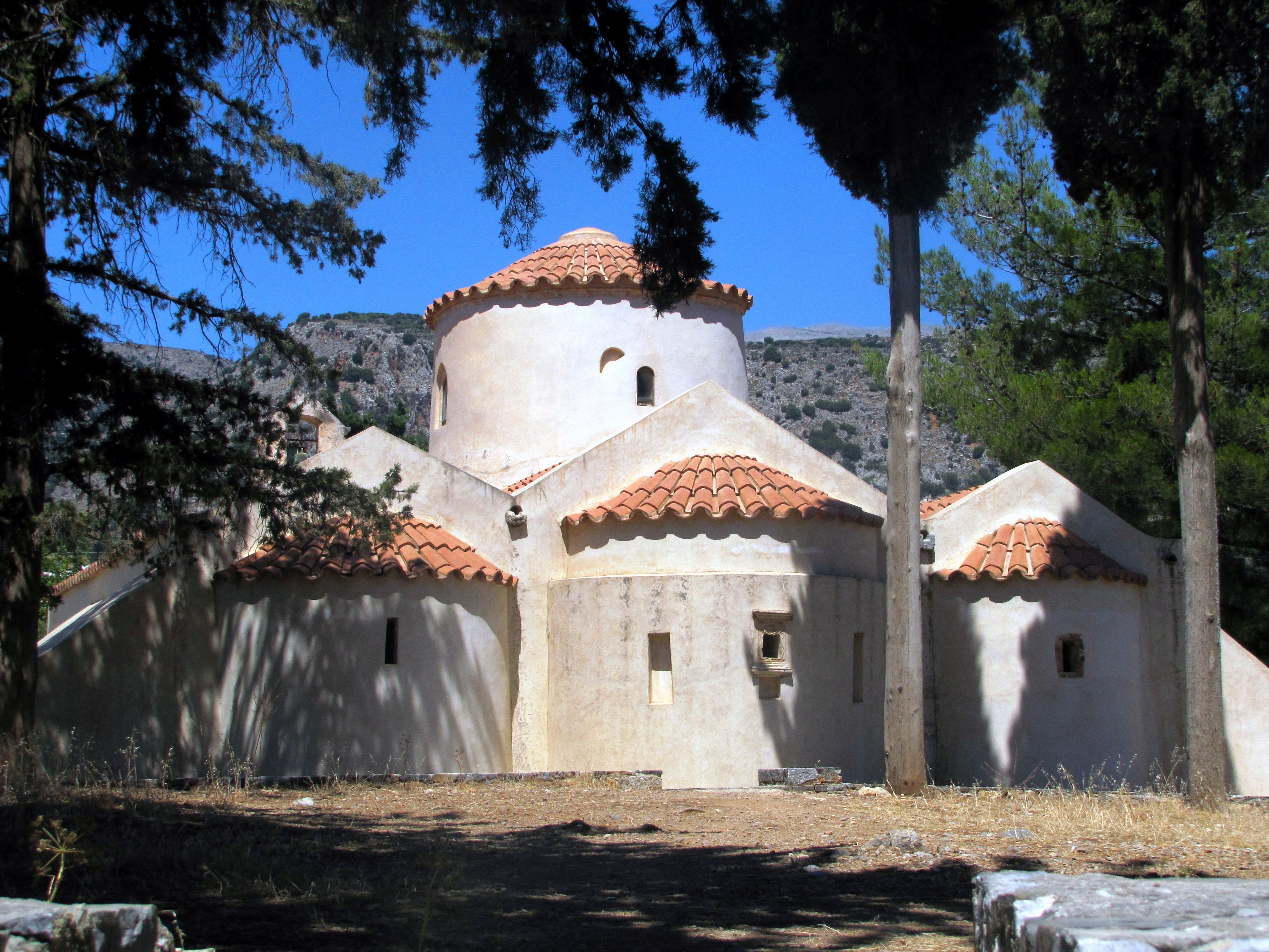 white and brown concrete chapel