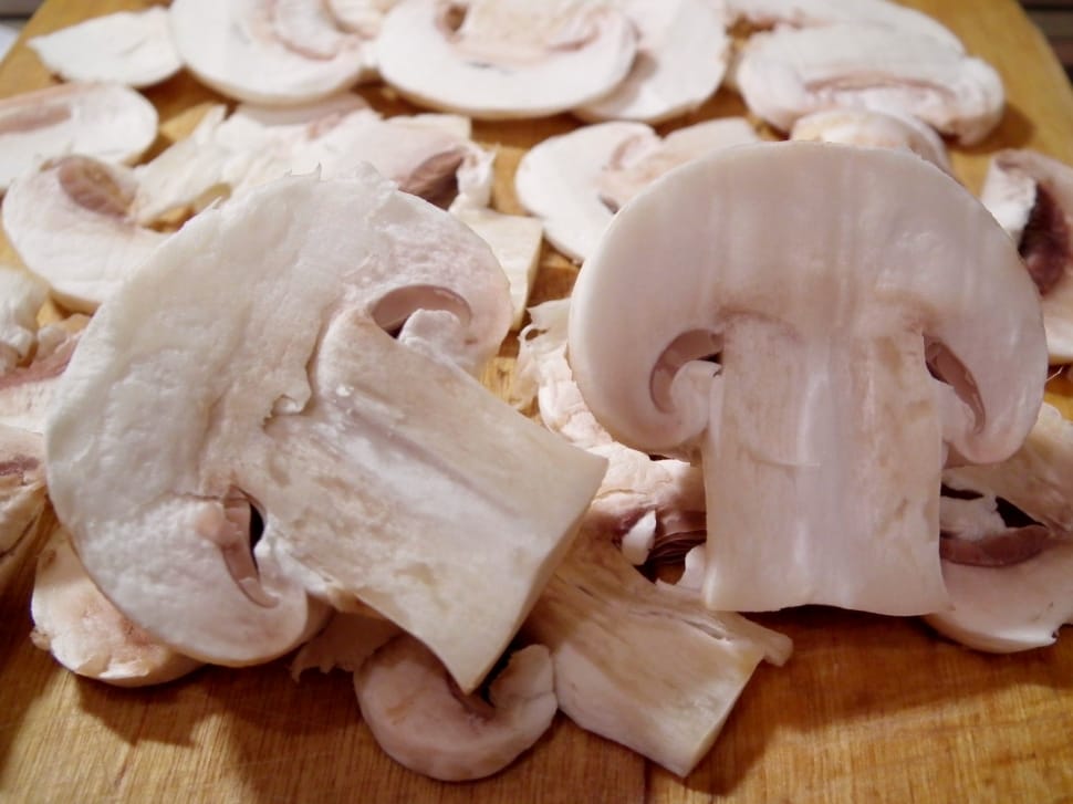 sliced mushrooms preview