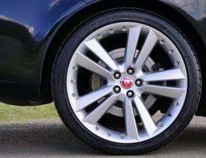 gray 5 spoke car wheel thumbnail