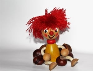 Wood, Pumuckl, Chestnut, Toys, Children, redhead, studio shot thumbnail