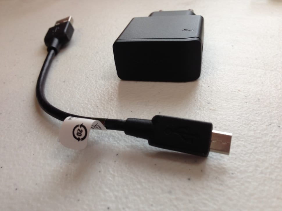black cable and adapter preview