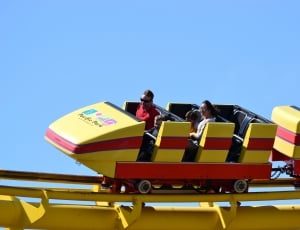 yellow and red roller coaster thumbnail