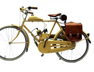 Motorized, Old, Bicycles, bicycle, transportation thumbnail