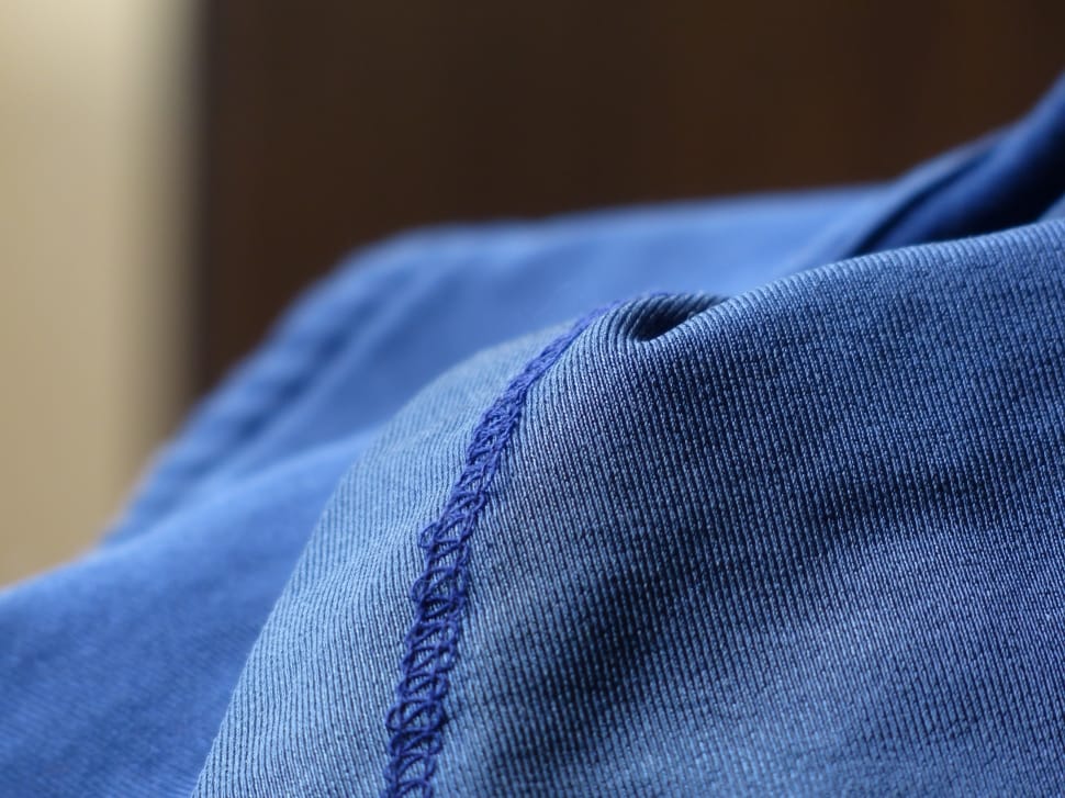 blue textile preview