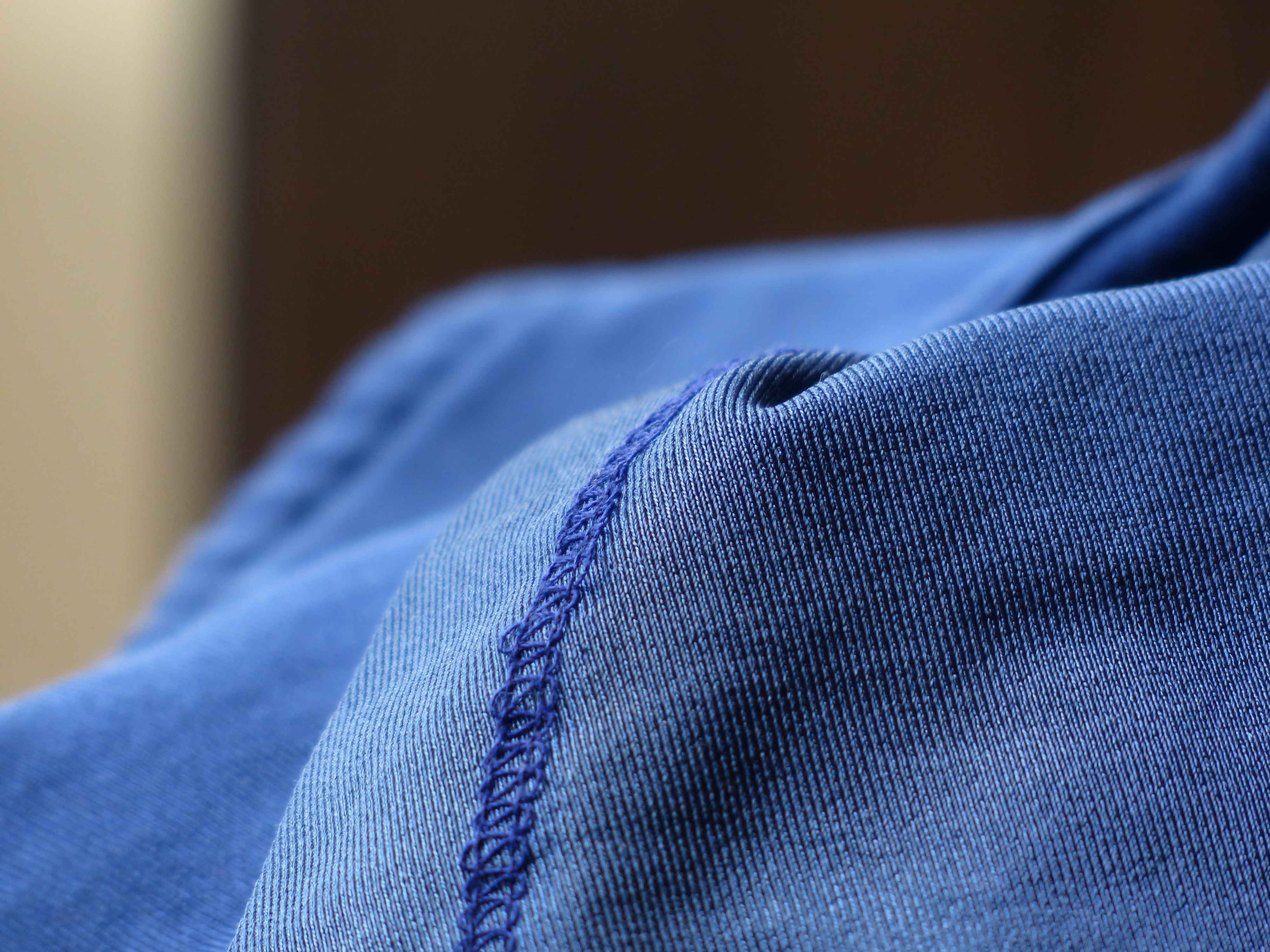 blue textile