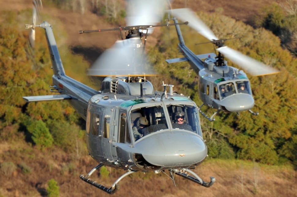 Sky, Aircraft, Uh-1, Helicopters, machinery, transportation preview