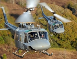 Sky, Aircraft, Uh-1, Helicopters, machinery, transportation thumbnail