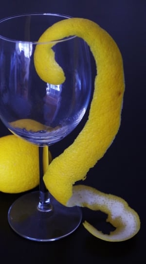 lemon an clear wine glass thumbnail