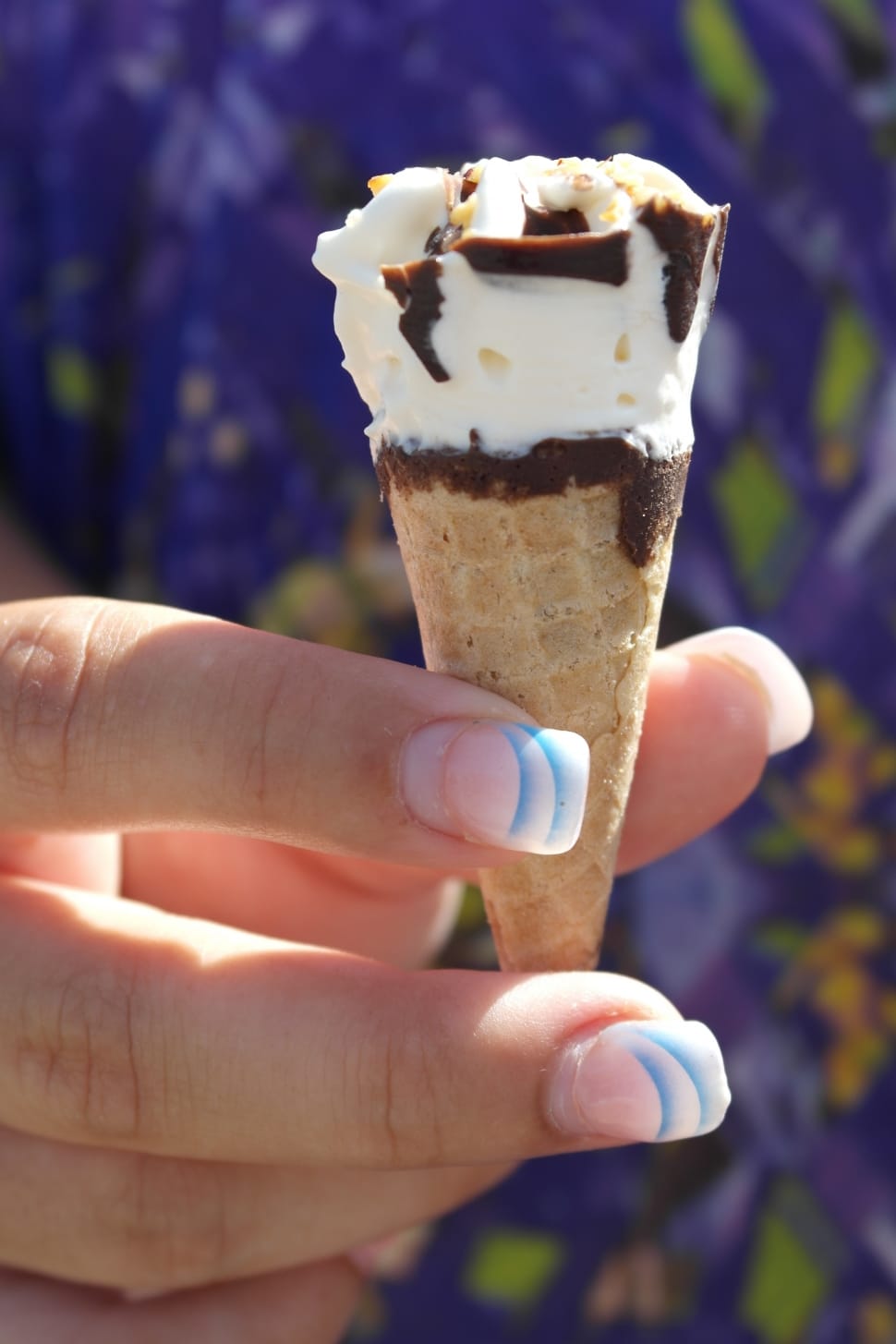person holding ice cream preview
