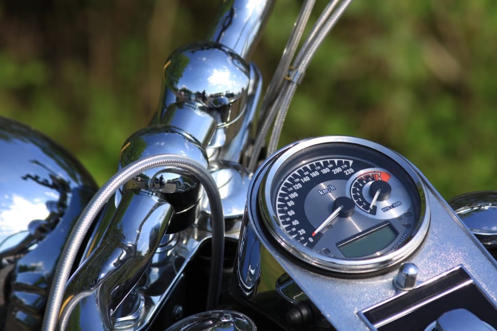 Power, Motorbike, Reflection, Metal, motorcycle, gauge preview