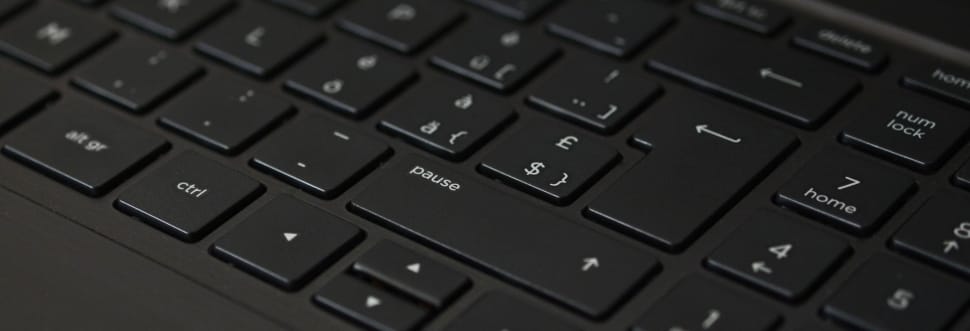 black laptop keyboard preview