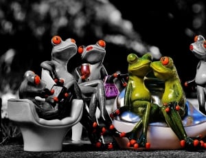 ceramic frog figurine collection thumbnail