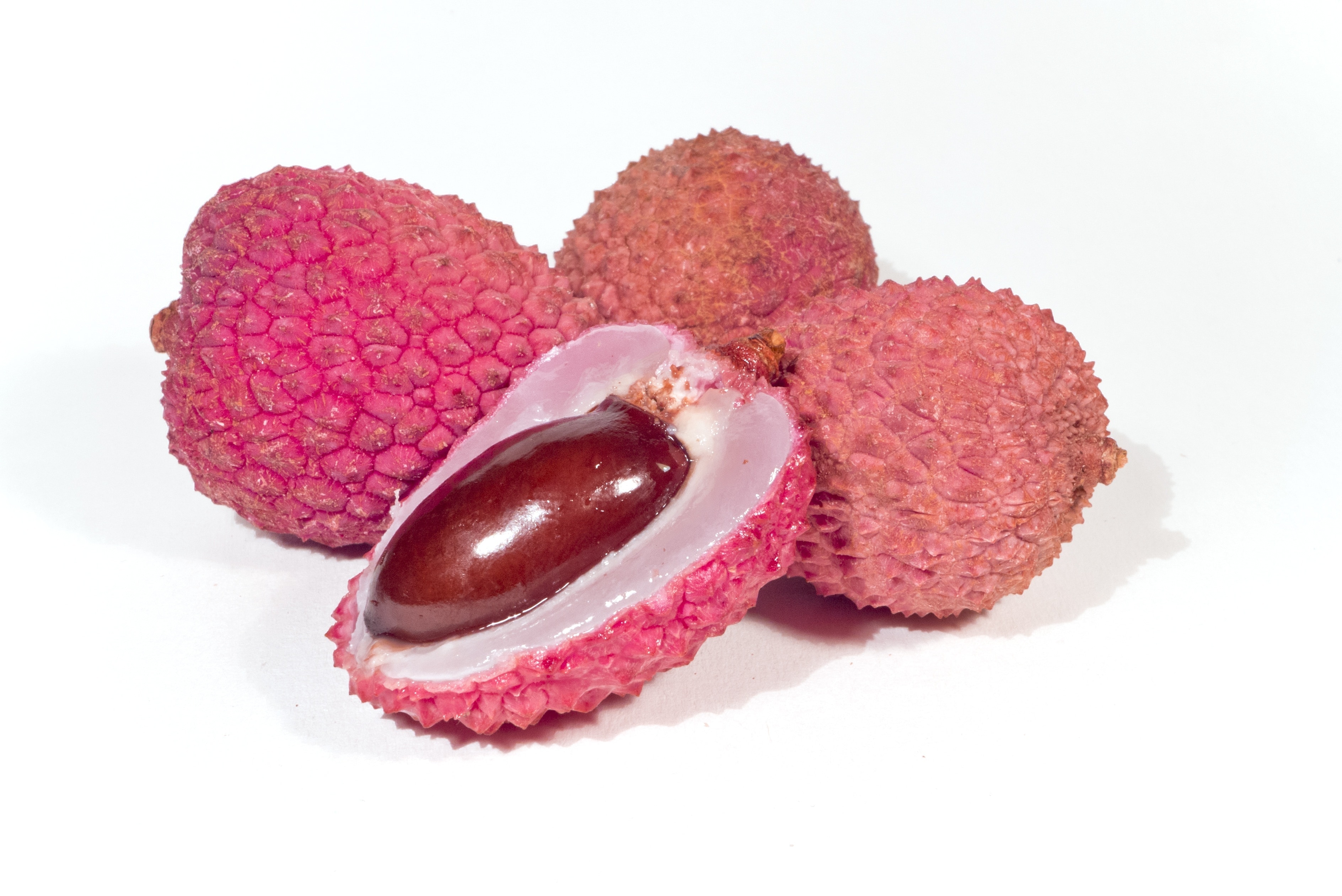 pink oval fruits