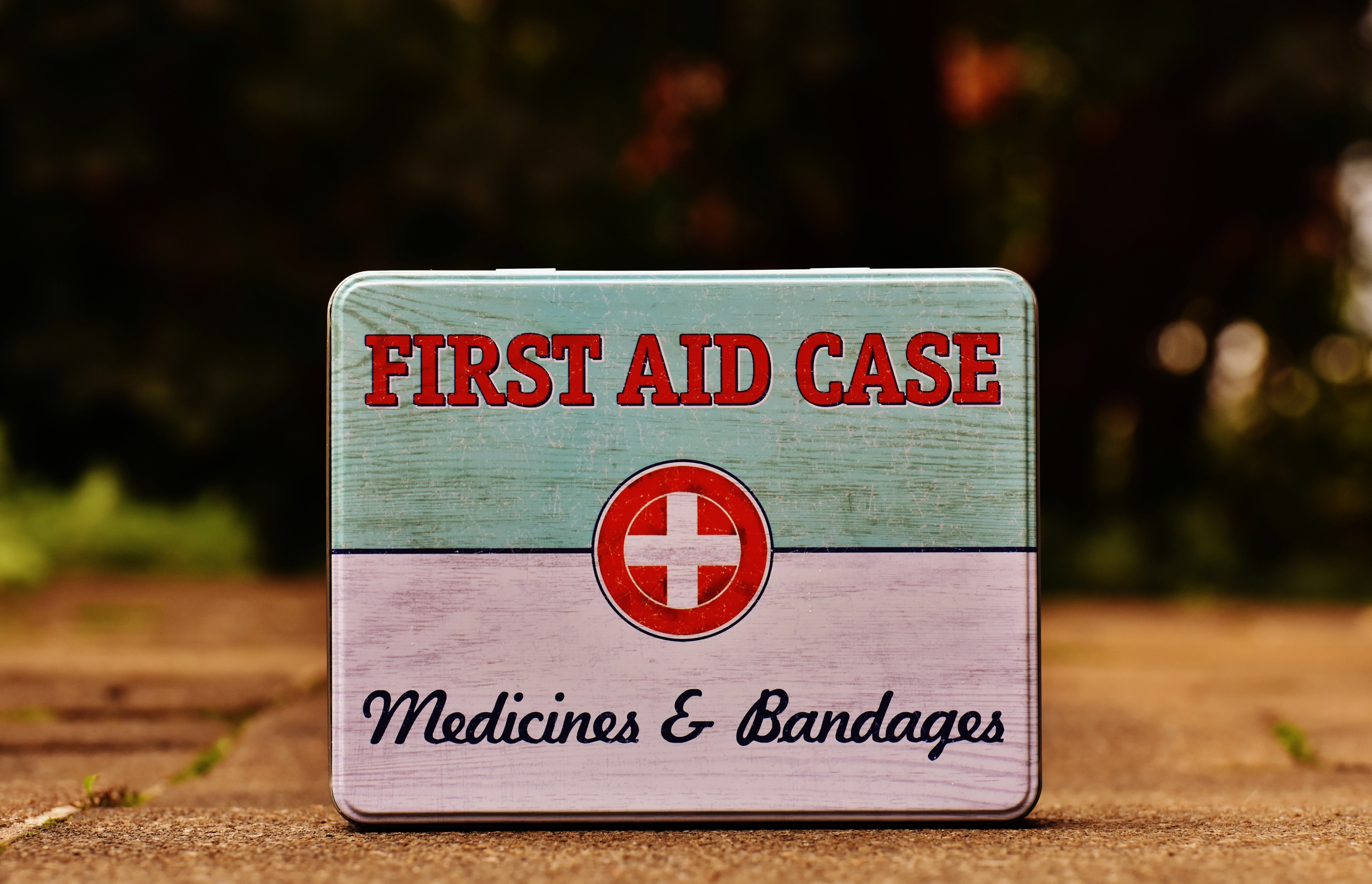 first aid case medicines & bandages case