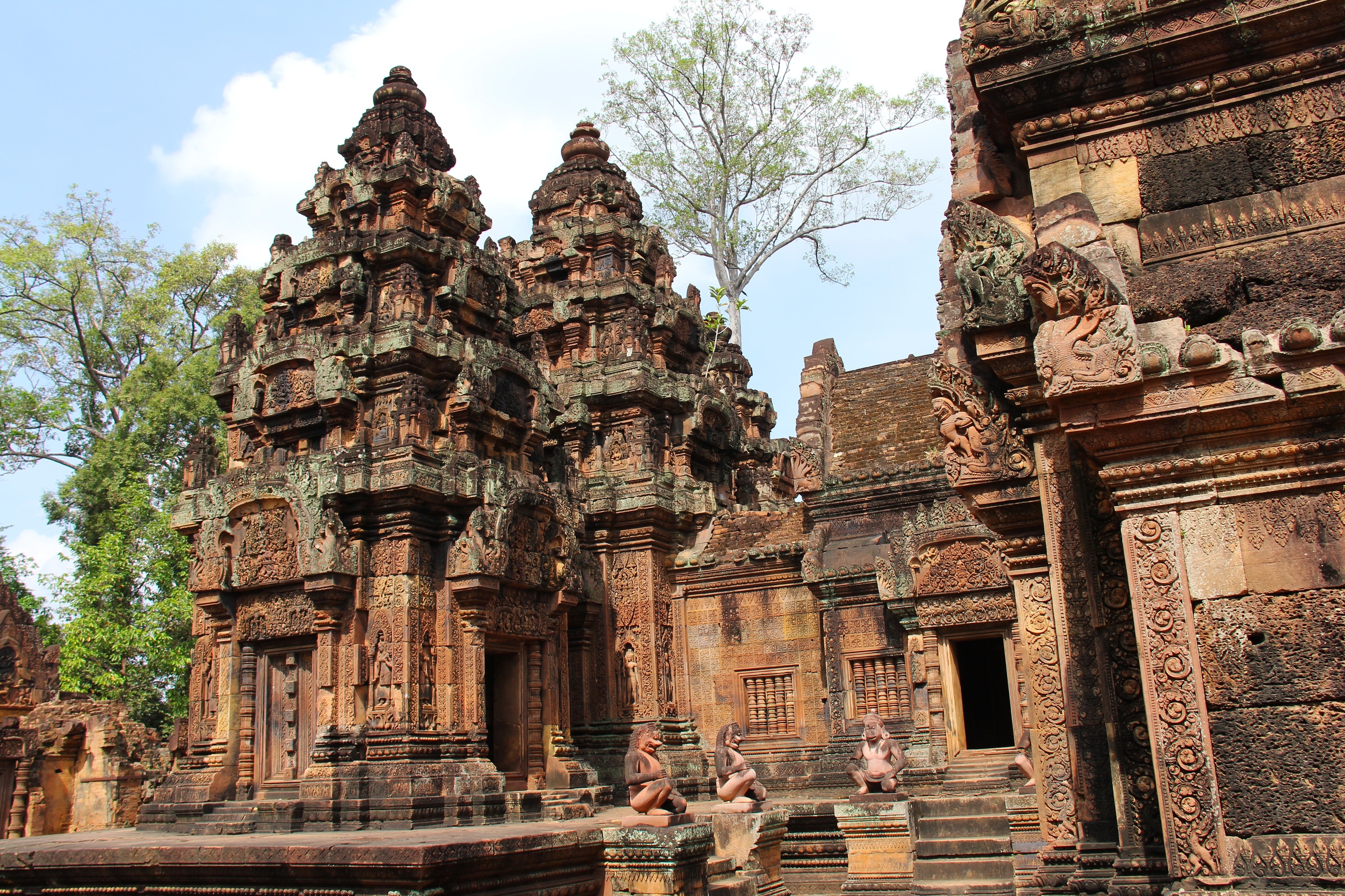 Banteay Srei, Temple, Travel, Antique, architecture, built structure
