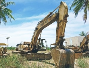 Construction, Vehicles, Excavator, industry, machinery thumbnail