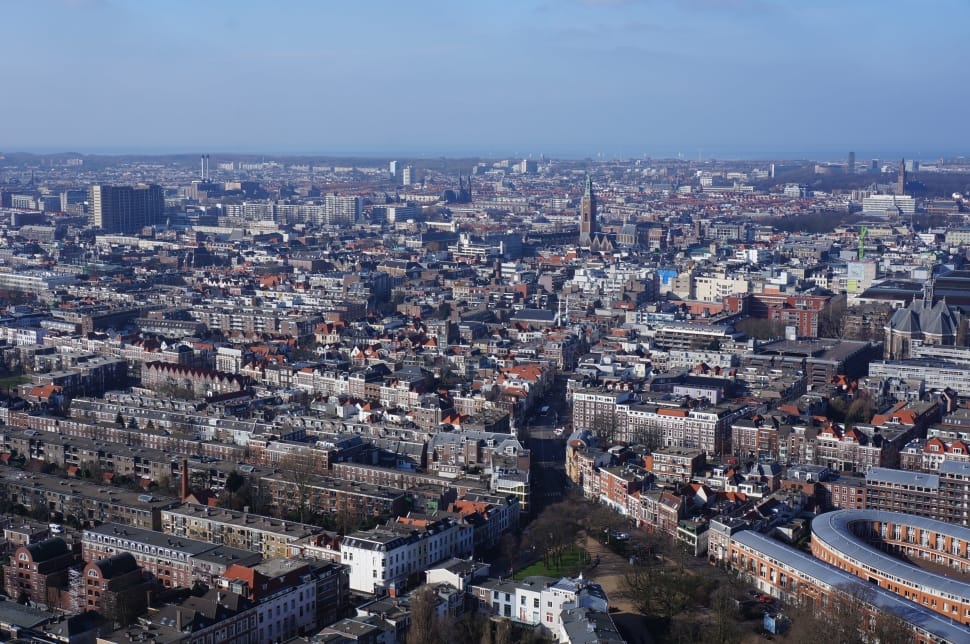 high angle photo of a city during daytime preview