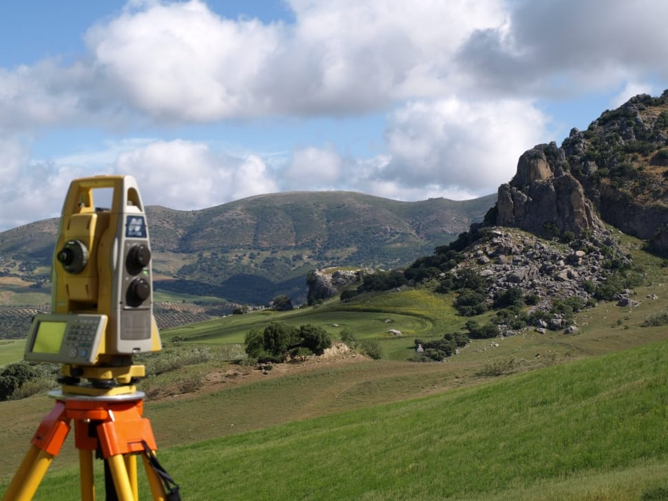 yellow and orange theodolite preview